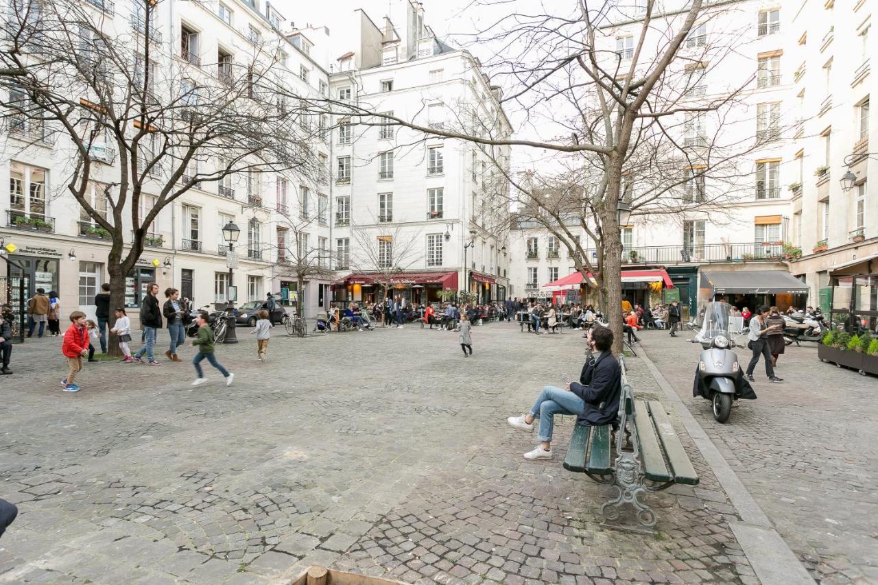 Le Marais Place Sainte Catherine With Ac Parijs Buitenkant foto